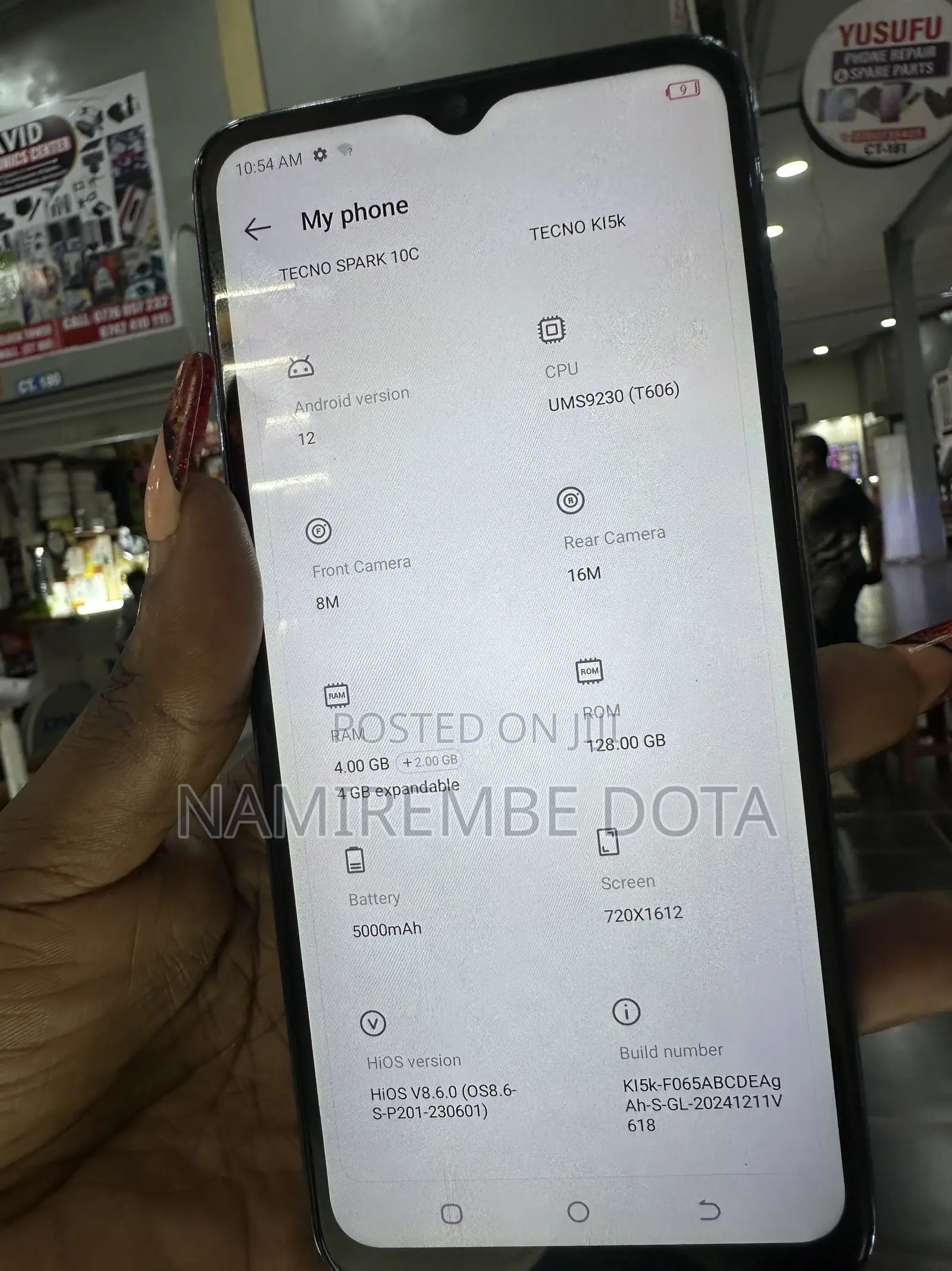 Tecno Spark 10C 128 GB Blue