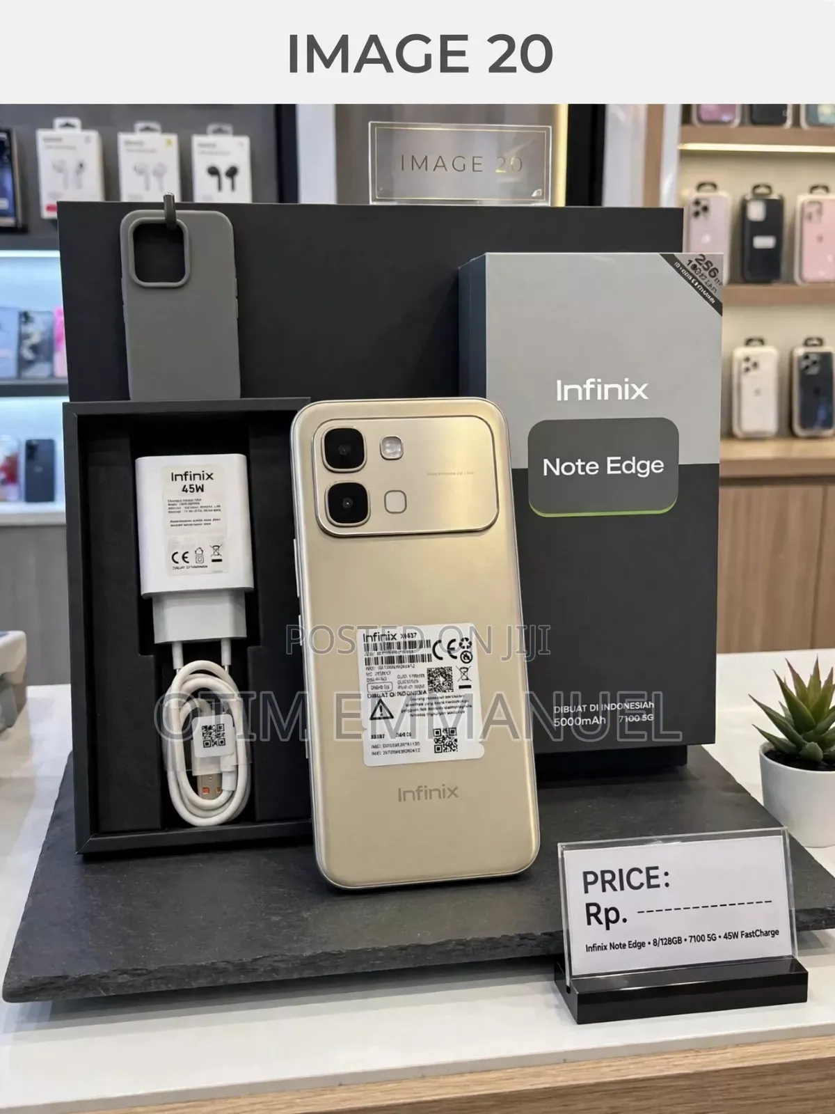 New Infinix Note Edge 256 GB Gold