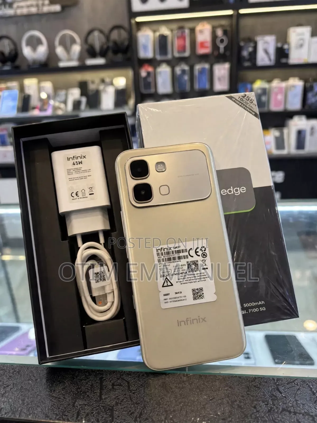 New Infinix Note Edge 256 GB Gold