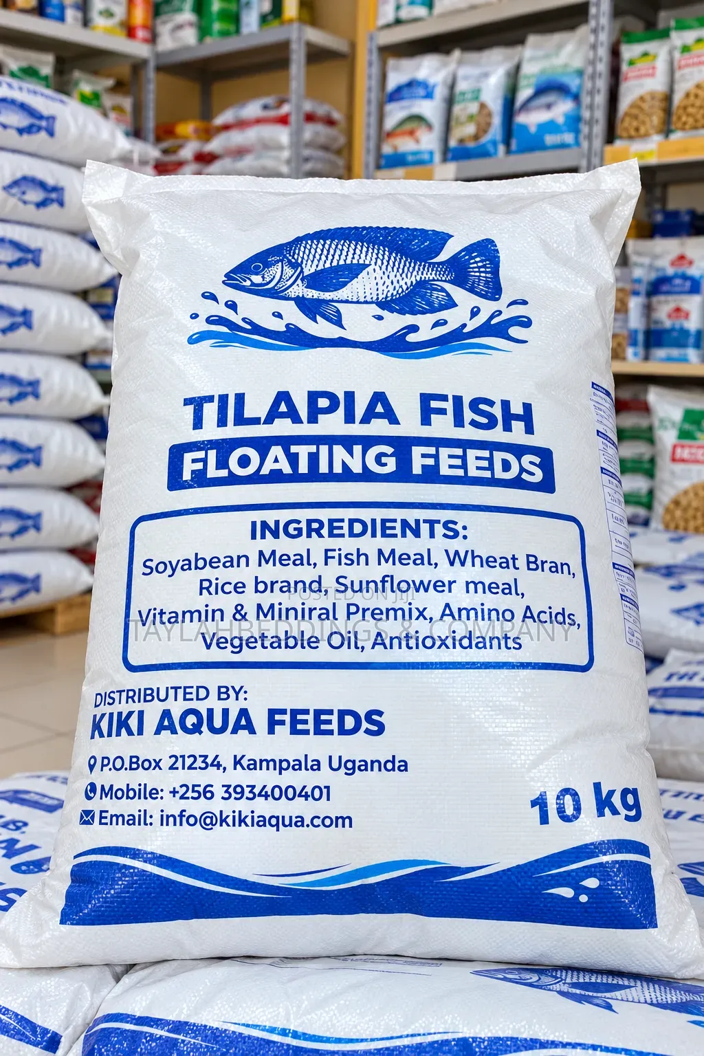 Kiki Aqua Feeds Tilapia Fish Floating Feed – 10kg