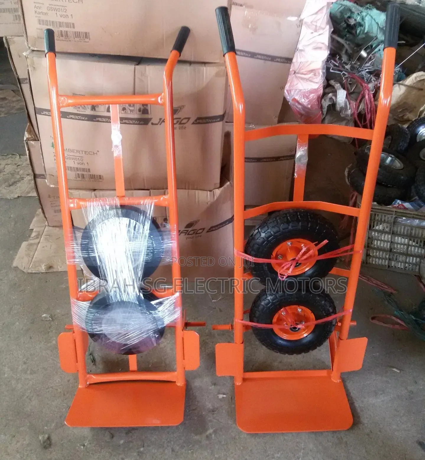 Metalic Hand Push Trolleys