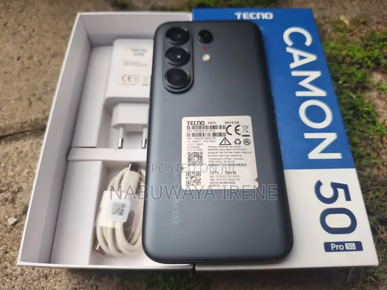 New Tecno Camon 50 Pro 256 GB Black
