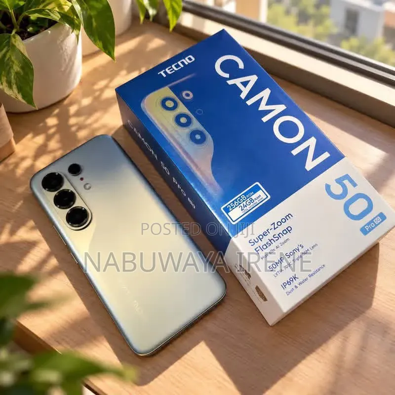 New Tecno Camon 50 Pro 256 GB Black