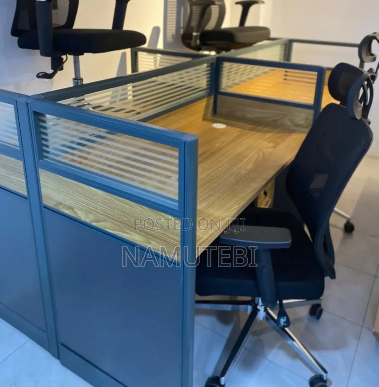 4-Way Office Workstation Desk