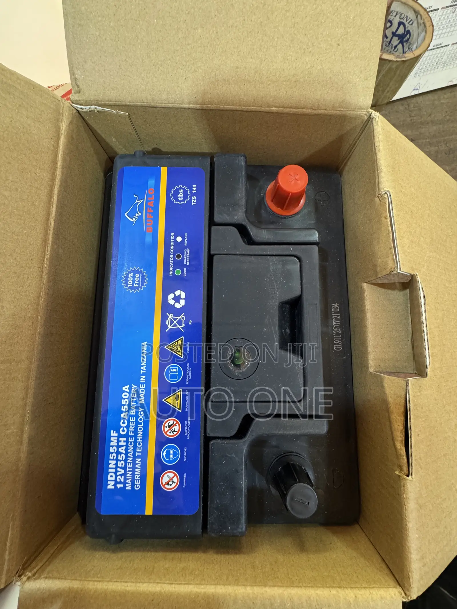 Din55mf 12v 55ah Battery Germany Technology