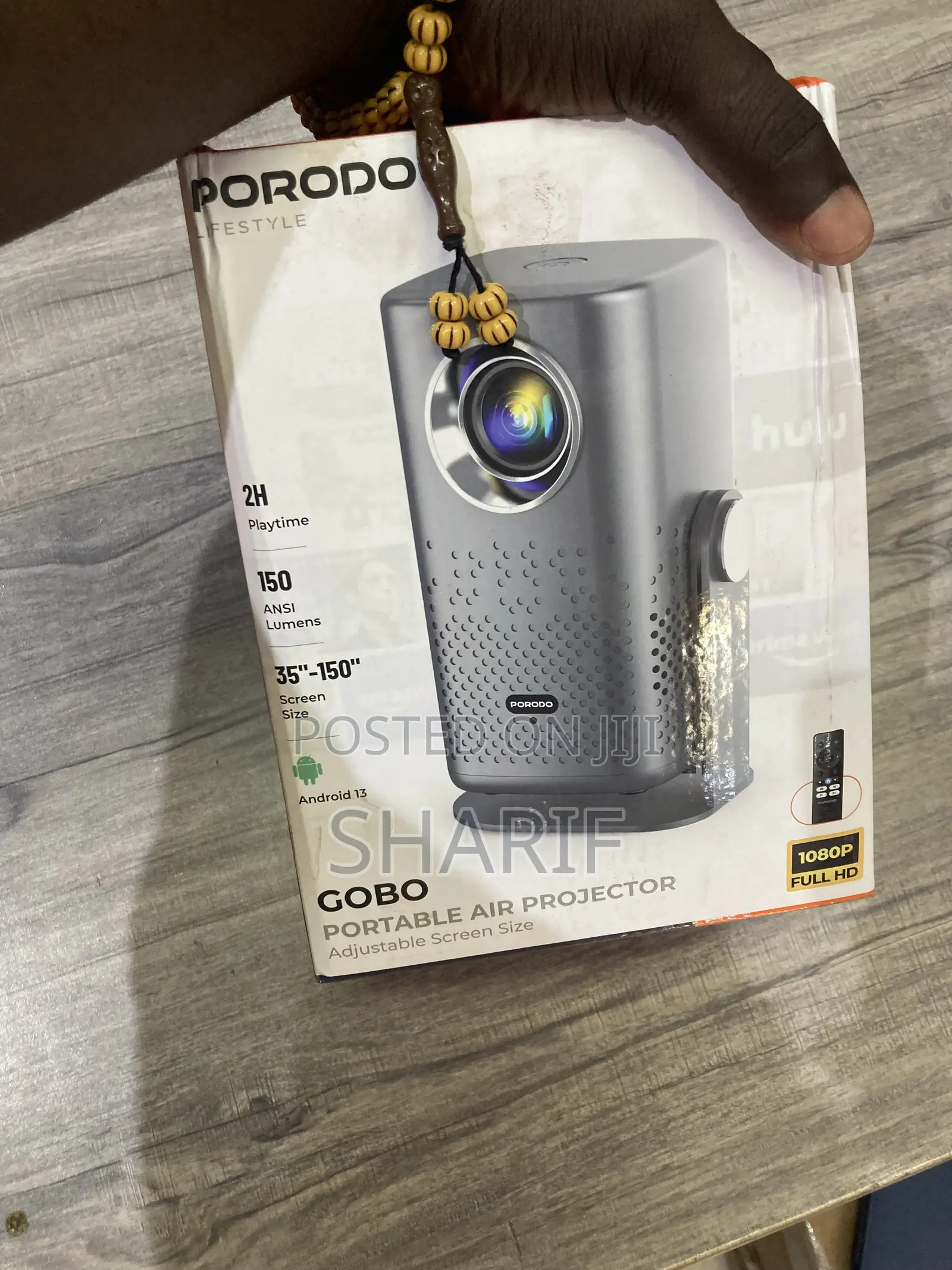 Porodo Rechargeable Projector