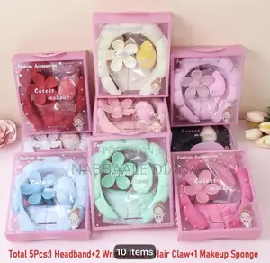 5pcs Set of Colorful Hair Accessories