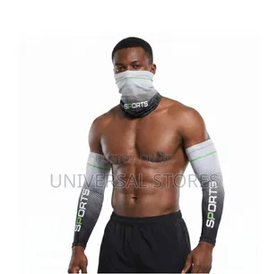 Sports Arm Sleeves Face Cover Set Fabric for Running Cycling