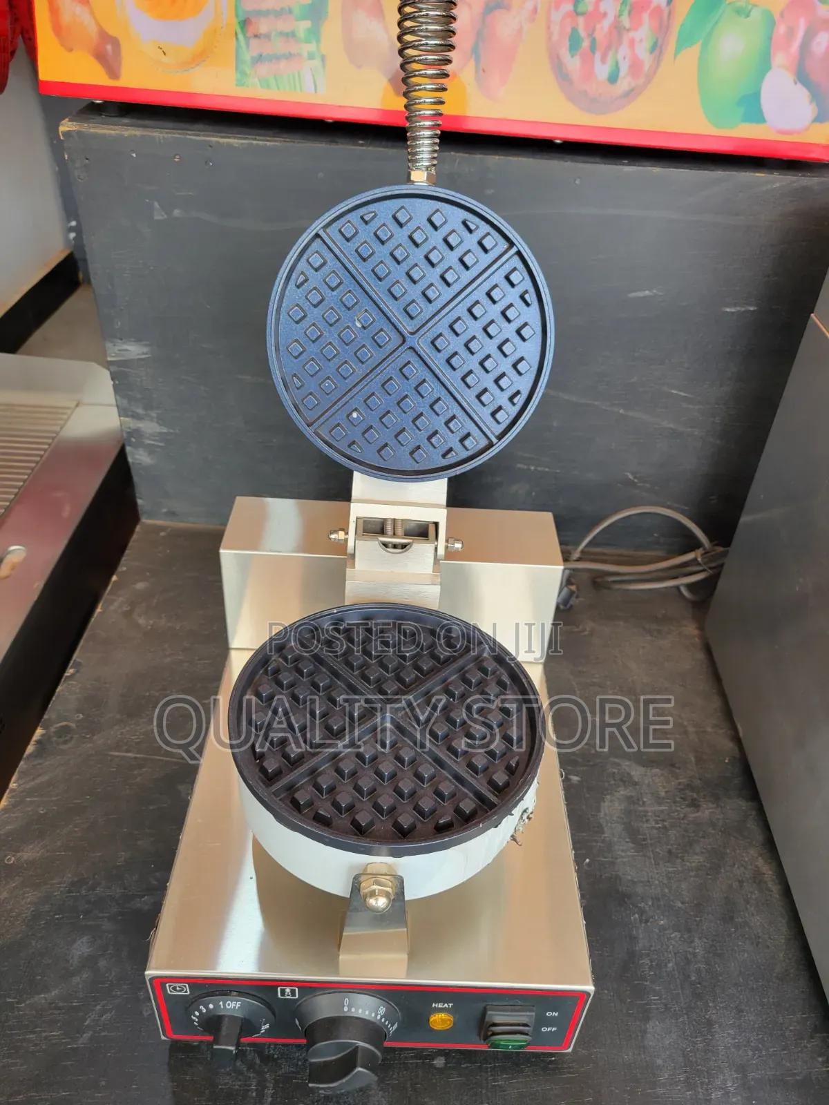 Heavy-Duty Commercial Waffle Maker