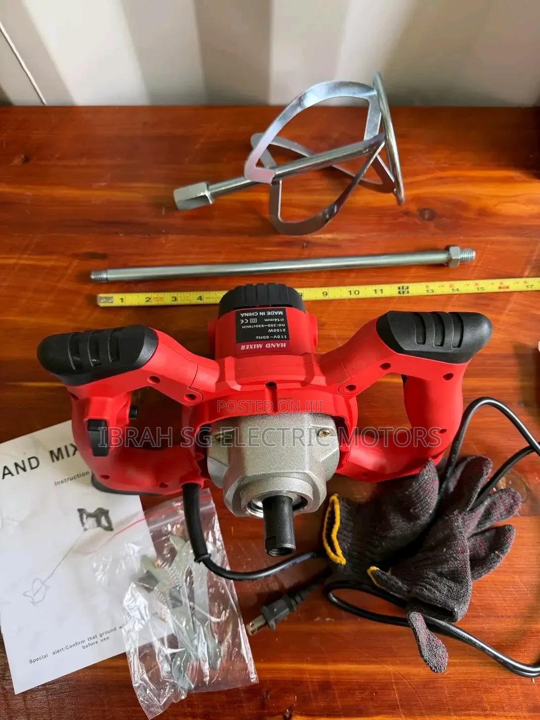 Heavy Duty Electric Handheld Mixer