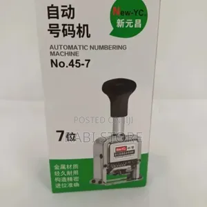 Automatic Numbering Machine 7 Digits