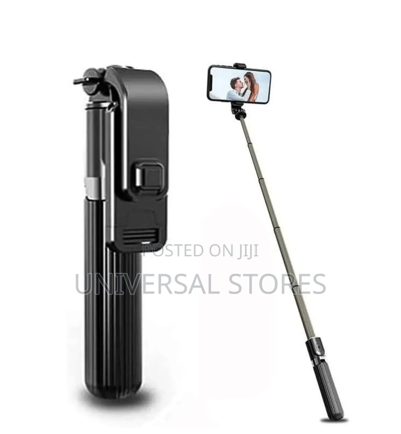 Wireless Remote Tripod
Portable Enhance Hand-Held Selfie Stick-Black