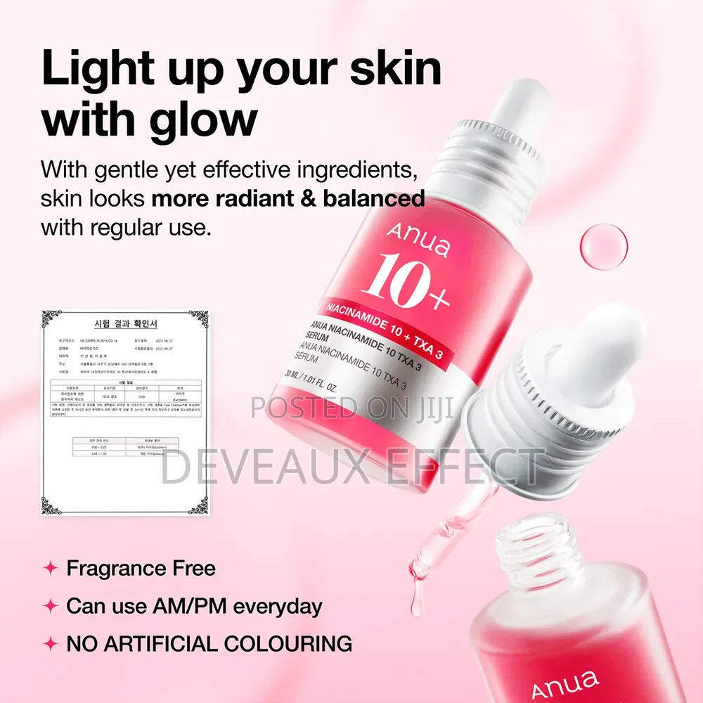Anua Niacinamide 10% and TXA 4% Serum 30ml