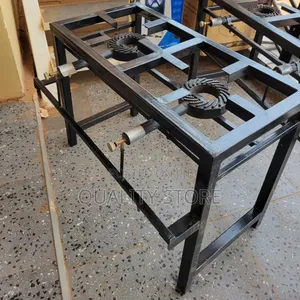 Heavy-Duty Stand Gas Burners Double