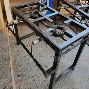 Heavy-Duty Stand Gas Burners Double