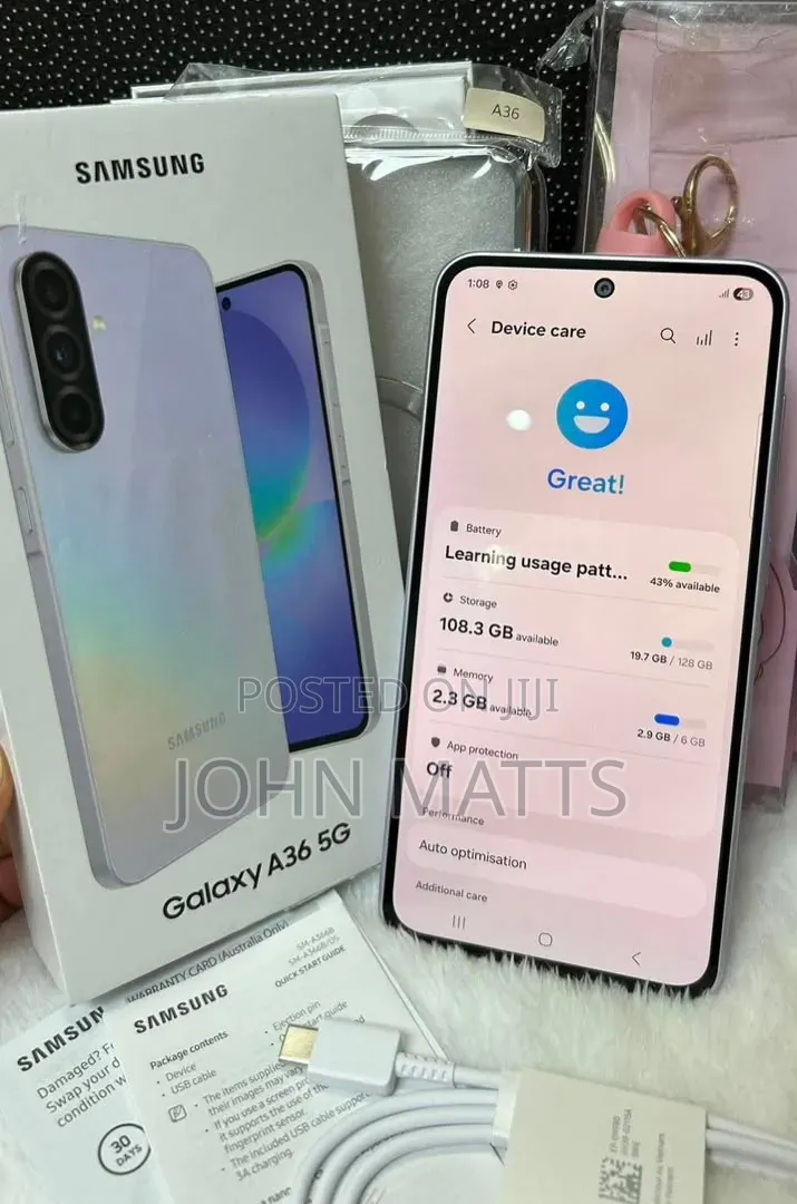 New Samsung Galaxy A36 256 GB Blue
