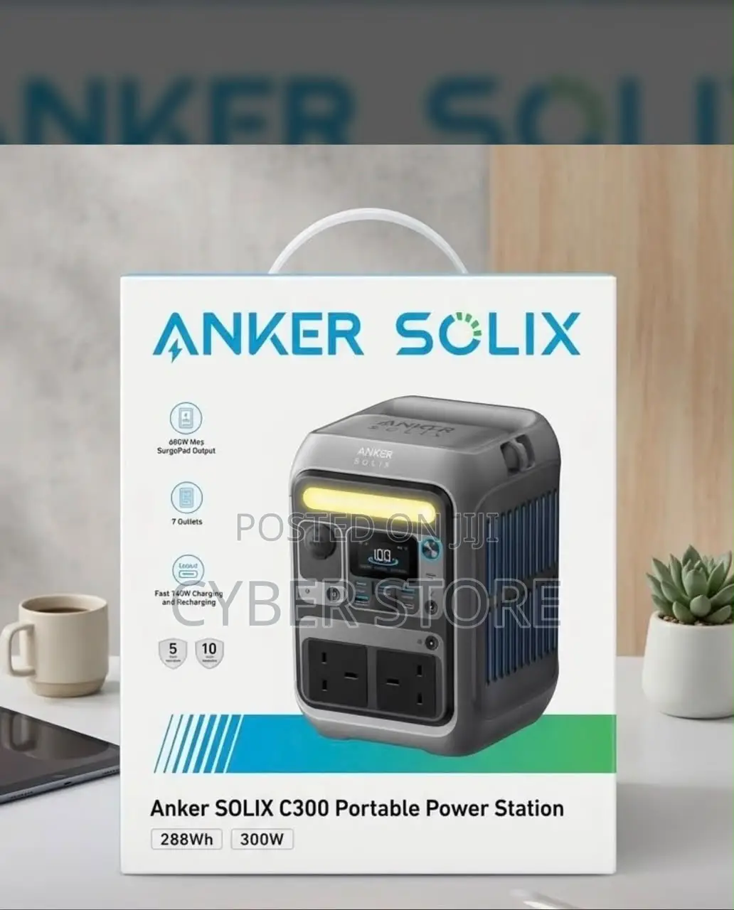 Anker SOLIX C300 Portable Power Station,