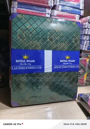 6*6*8 Inches. Royal Foam Mattresses. High Density Smart