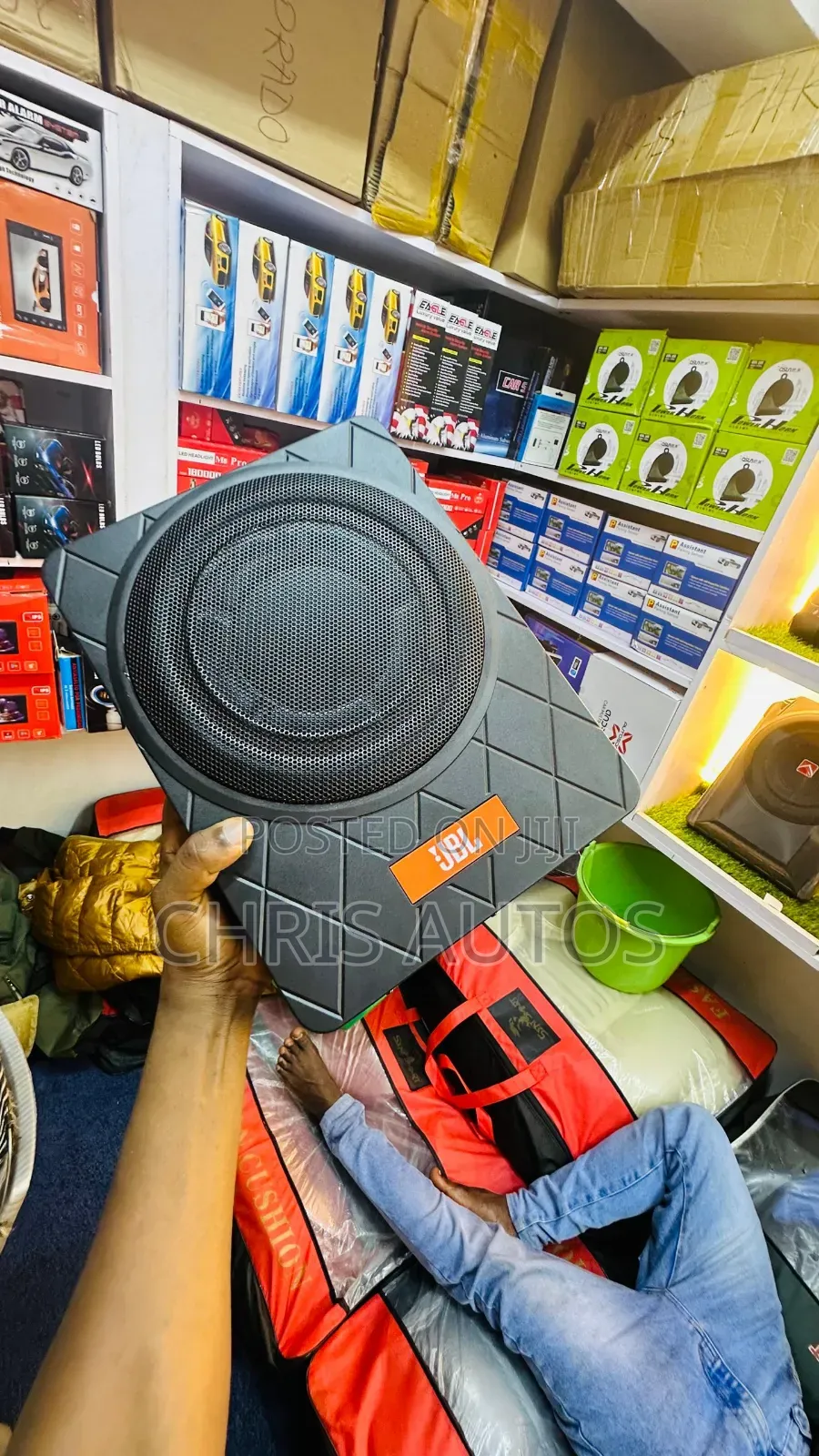 JBL Powerful Underseat Subwoofer 8000W Good Bass Tj005