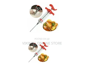 A Meat Marinade Injector Syringe
