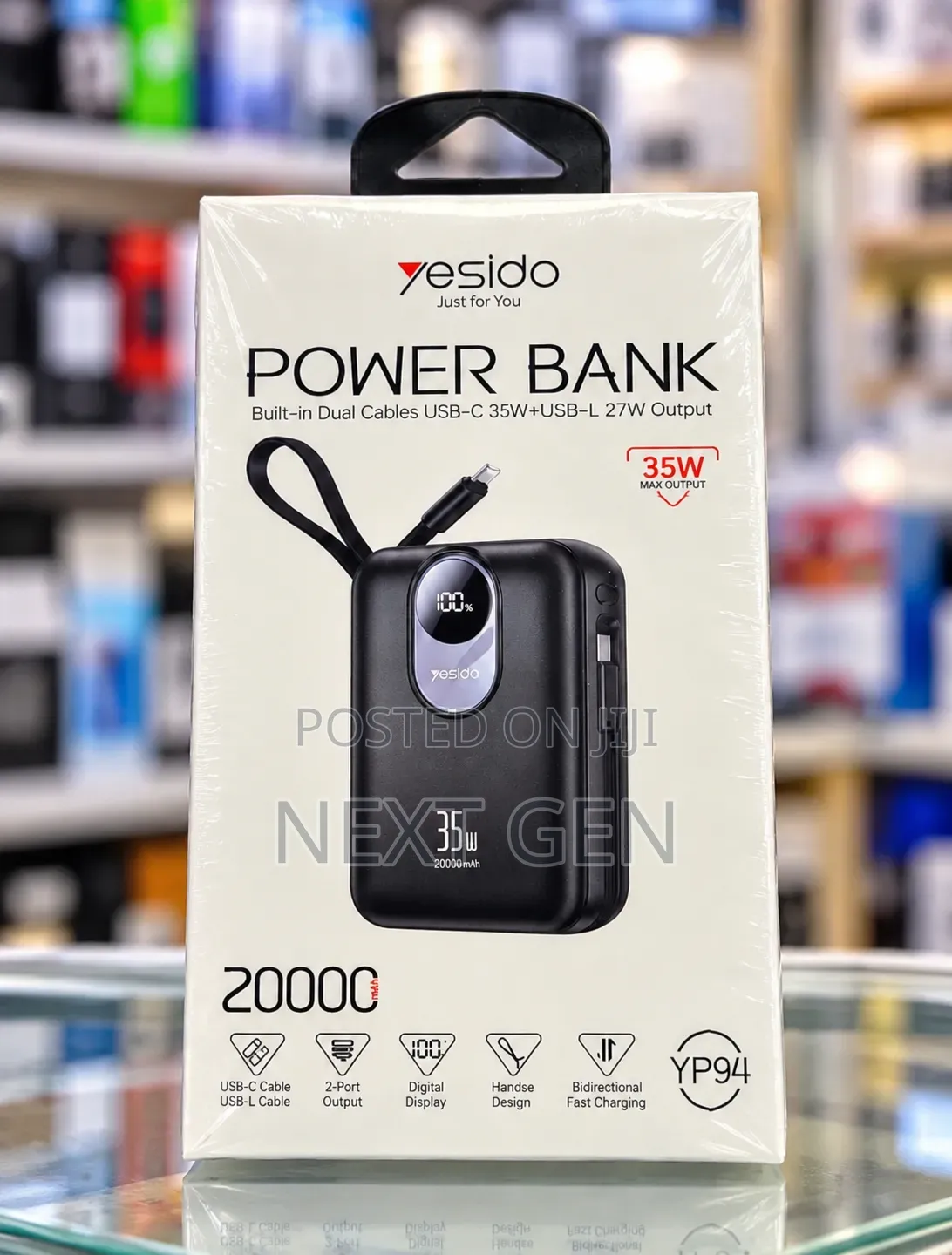 Yesido YP94 20000mAh 35W Power Bank