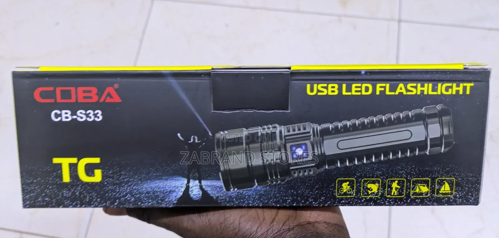 High-Power Tactical Flashlight Torch