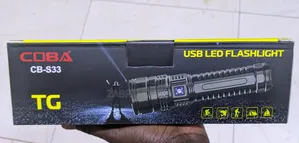 High-Power Tactical Flashlight Torch