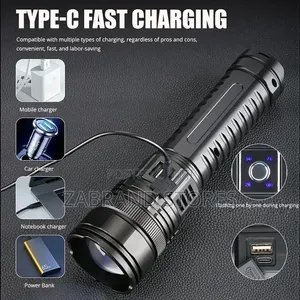 High-Power Tactical Flashlight Torch