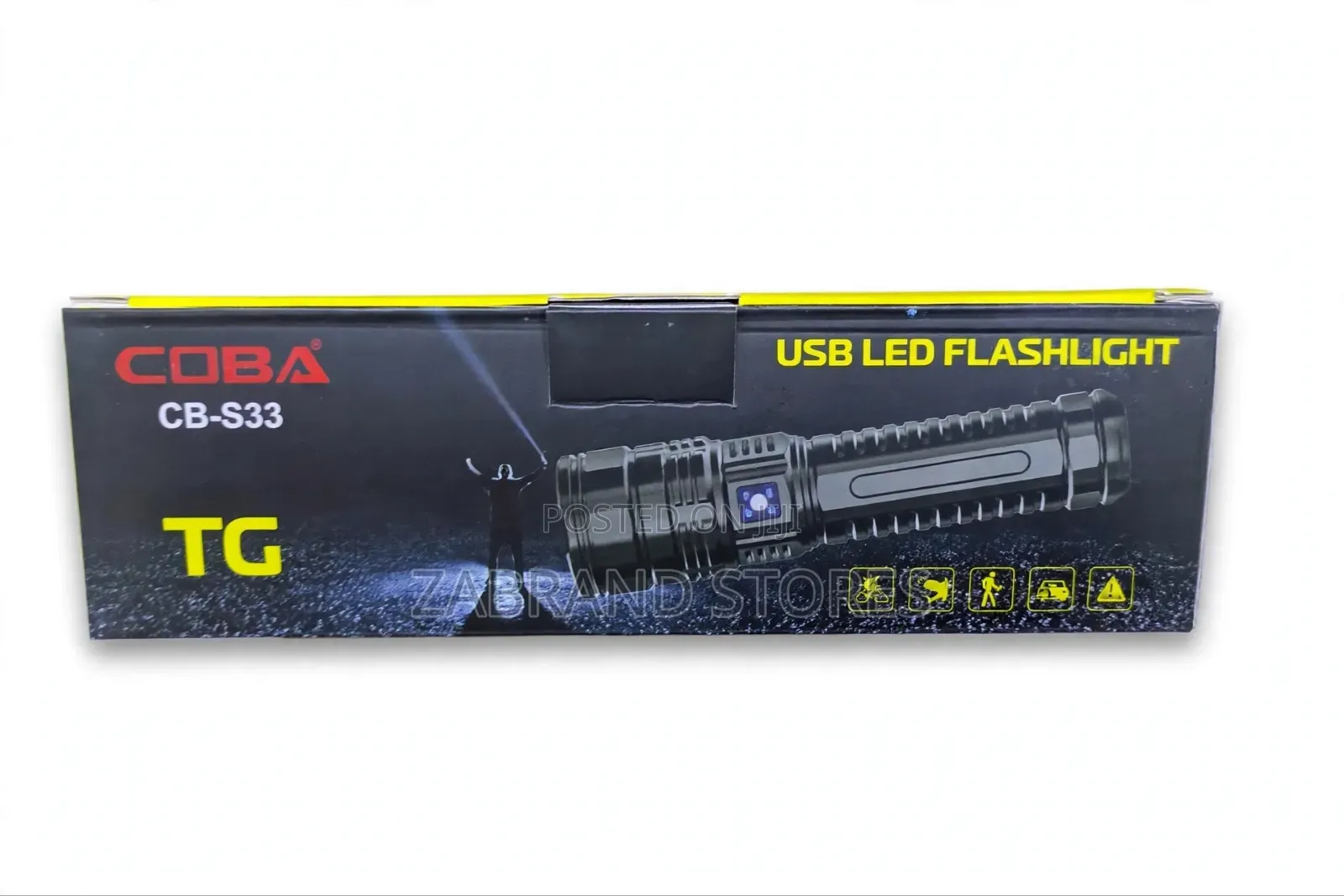 High-Power Tactical Flashlight Torch