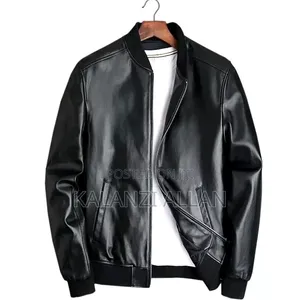 Zip-Up Men Leather Jackets