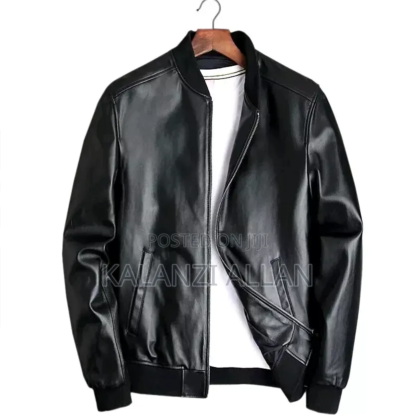 Zip-Up Men Leather Jackets
