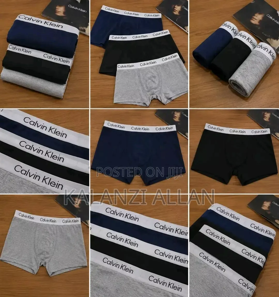 A Pack of 3 Calvin Klein Boxer Briefs
