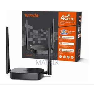 Tenda N300 Wi-Fi 4G LTE Router, LTE and High-Speed With Sim Slot