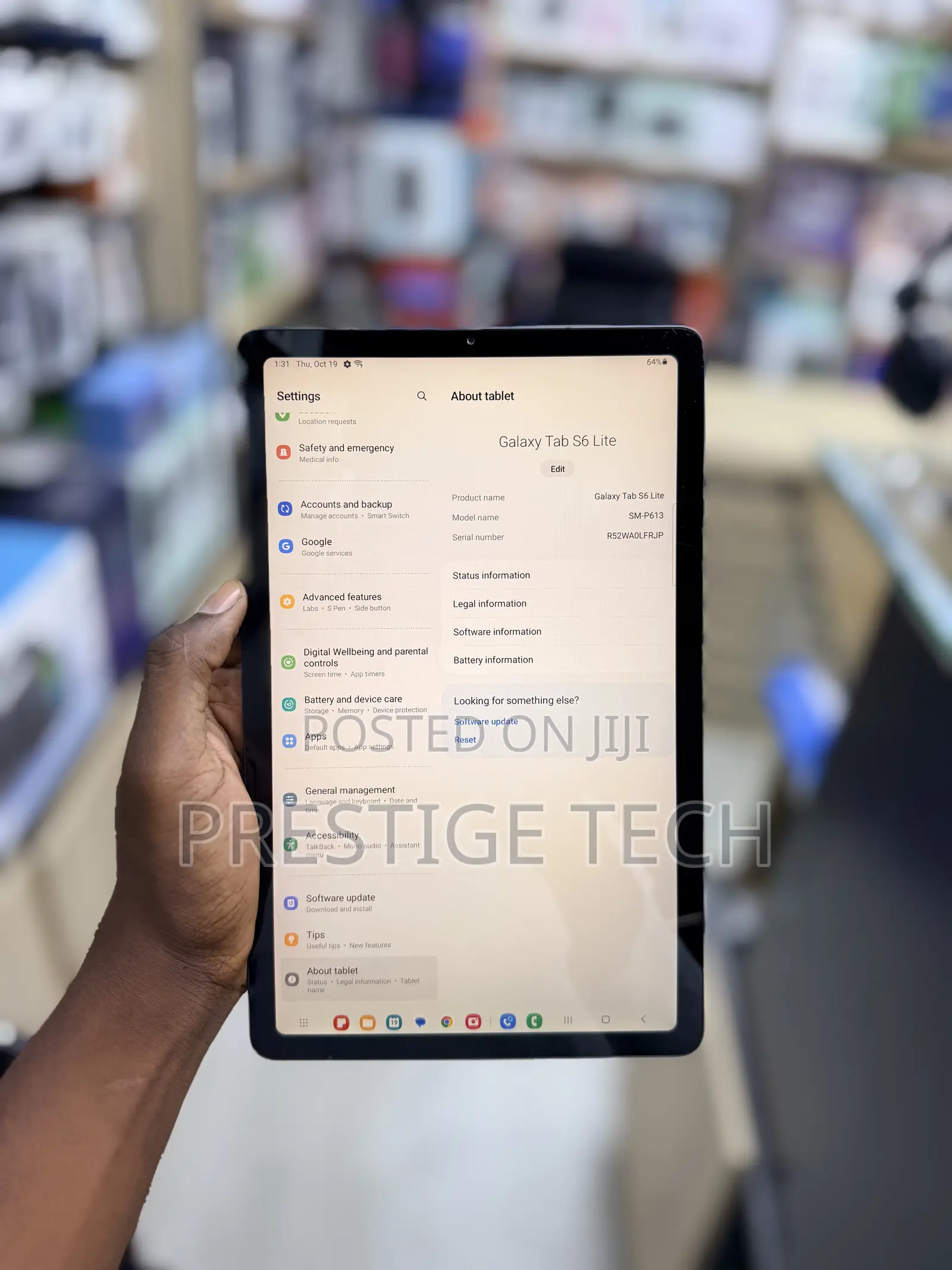 Samsung Galaxy Tab S6 Lite 64 GB Blue