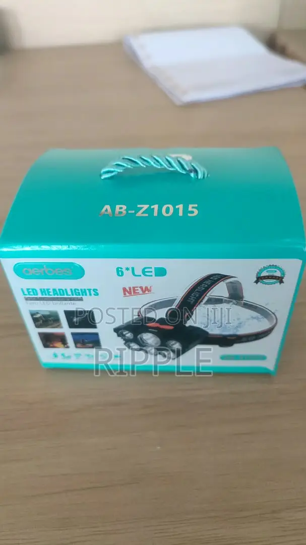 Rechargeable 6 LED Headlamp – Bright Outdoor Headlight