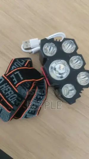 Rechargeable 6 LED Headlamp – Bright Outdoor Headlight