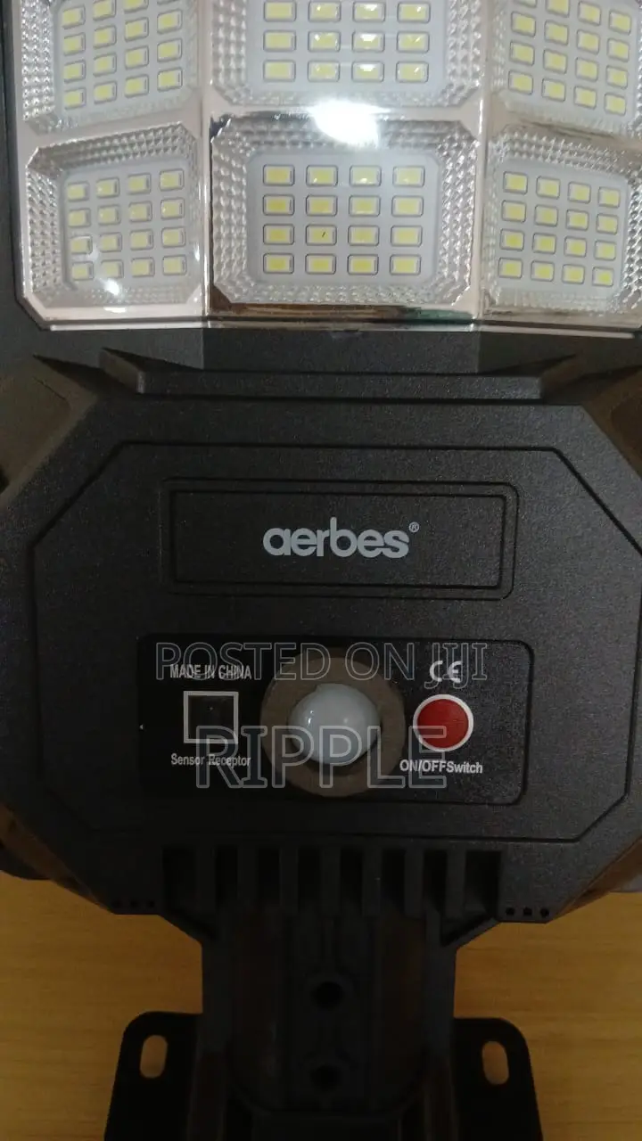 2000W Solar Street Light – 336 LED Motion Sensor & Remote