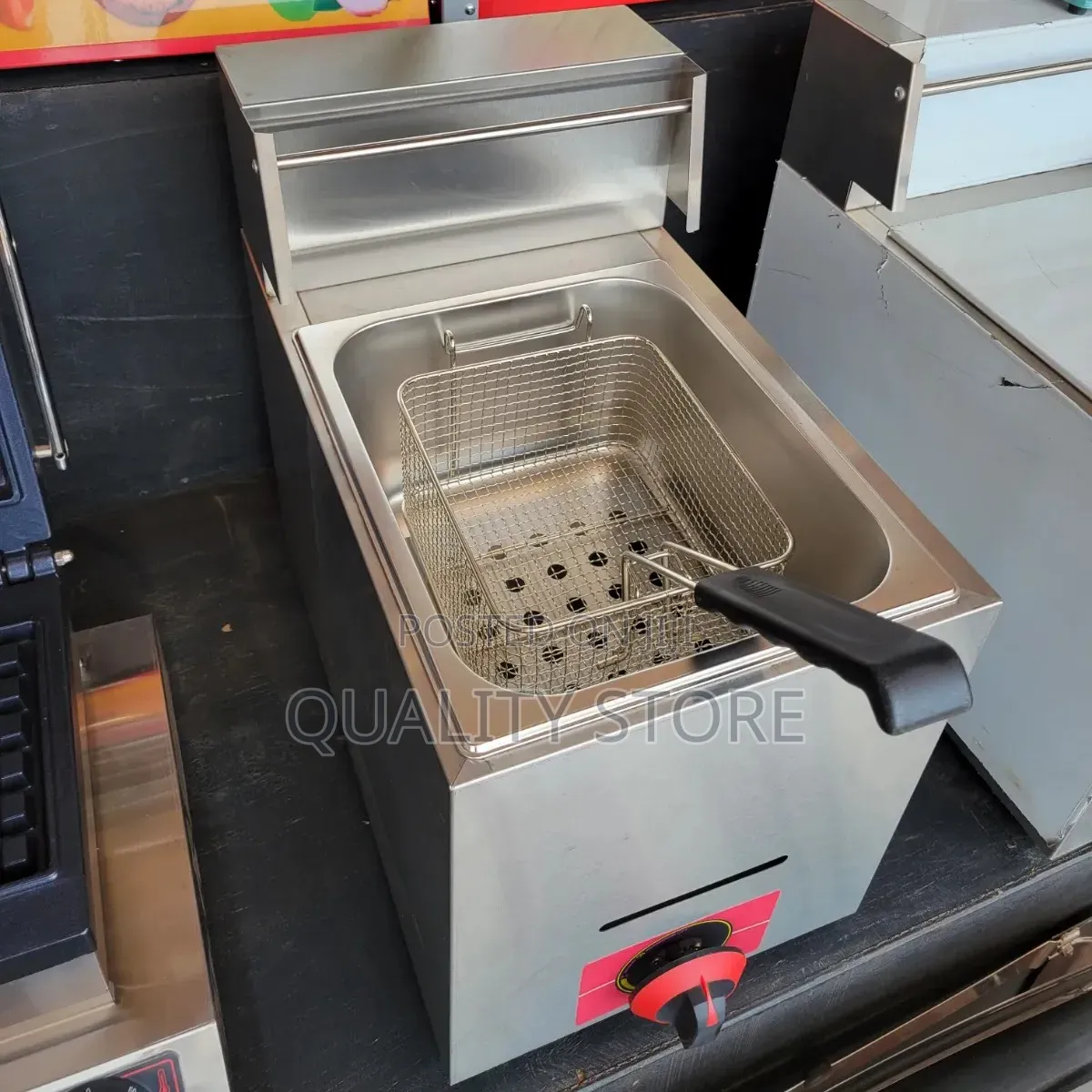 Heavy-Duty Single Gas Deep Fryer 8 L