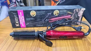 Kemei KM-19 2-in-1 Multi-Function Hair Curler and Straightener