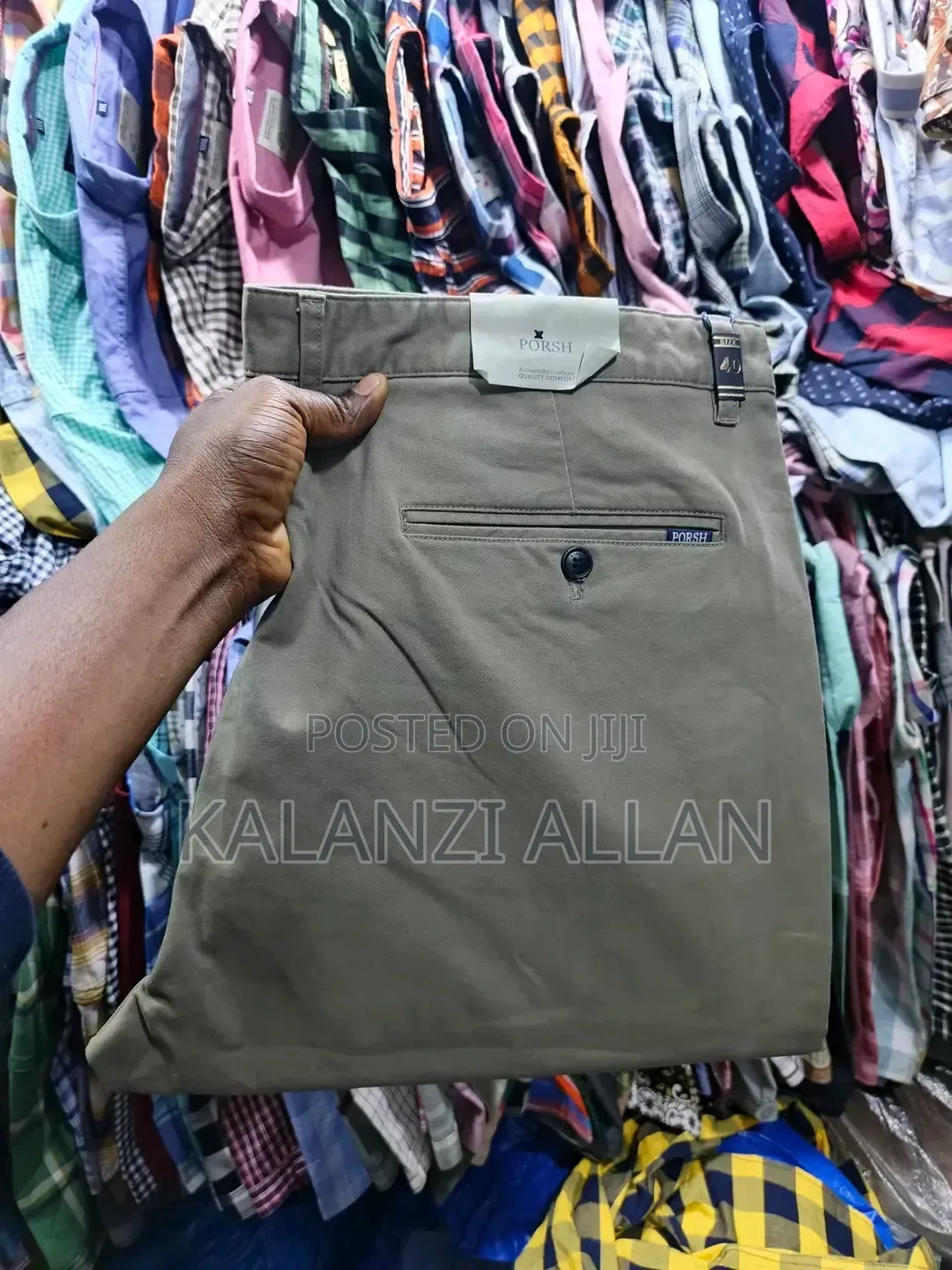 Gentle Khaki Trousers