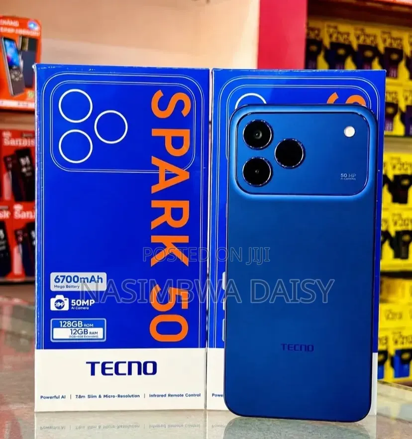 New Tecno Spark 50 128 GB Black