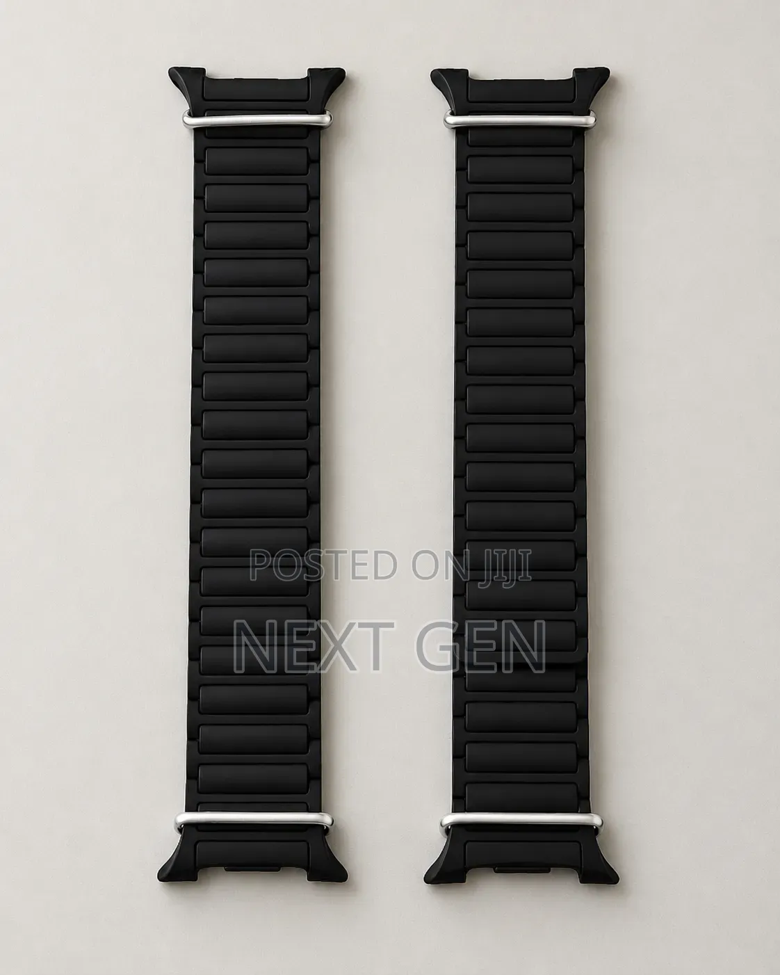 Samsung Galaxy Watch 8 Magnetic Silicone Replacement Strap – Black