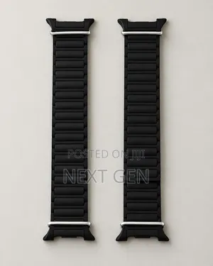 Samsung Galaxy Watch 8 Magnetic Silicone Replacement Strap – Black