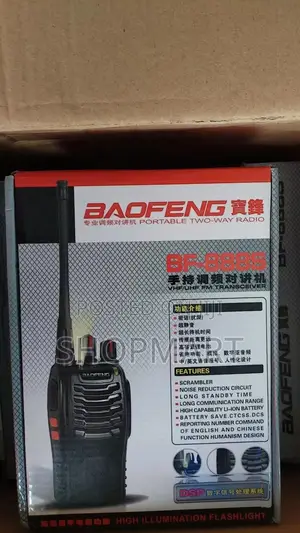 Baofeng Radio Call Walkie Talkie Two-Way Radio Pair - Black