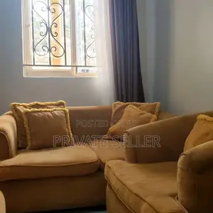 2 Seater, 1 Arm Chair Golden-Yellow Jacquard Sofa Set + Pillows