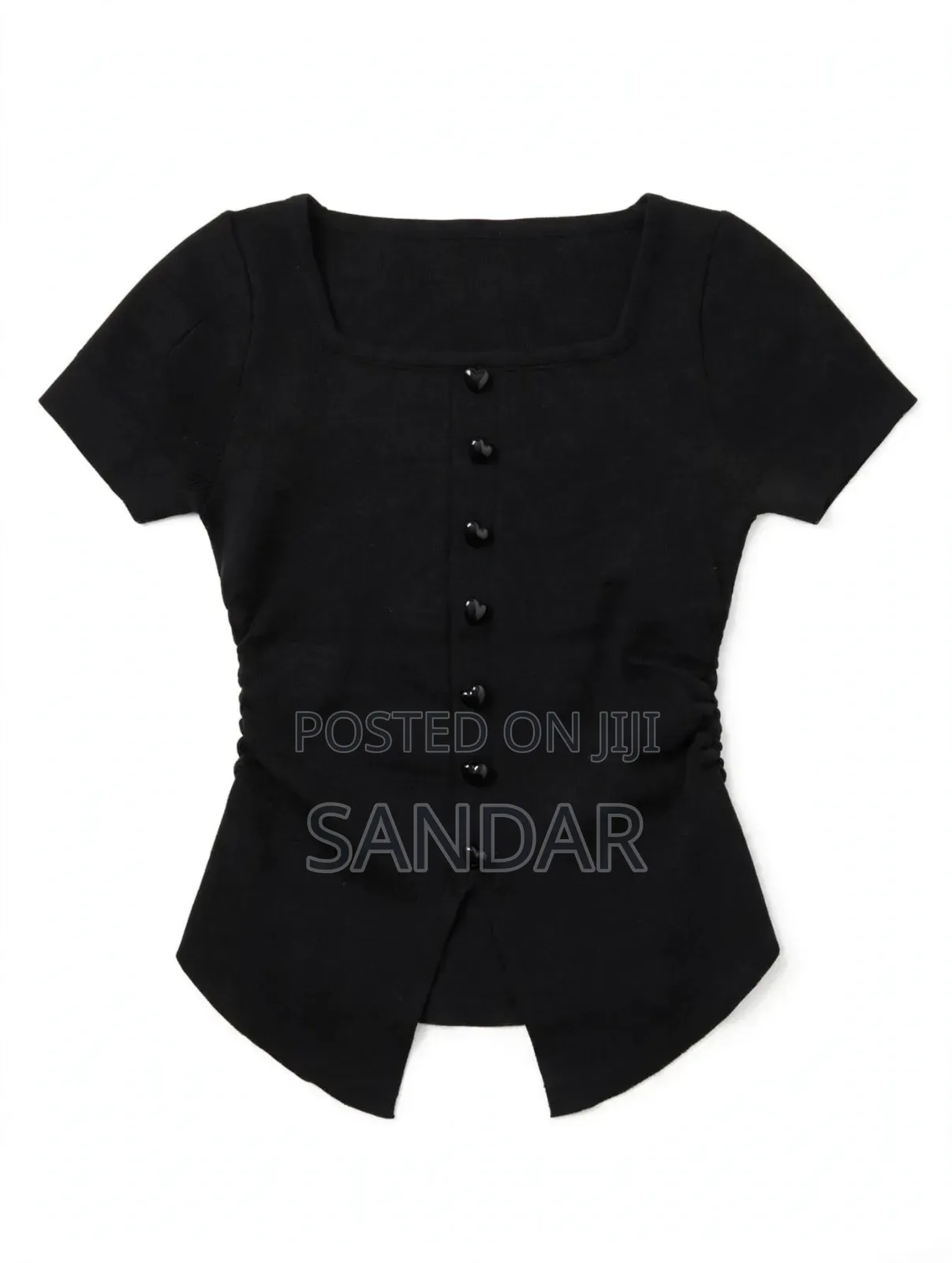 Heat Crop Top Peach Sandra Fashion
