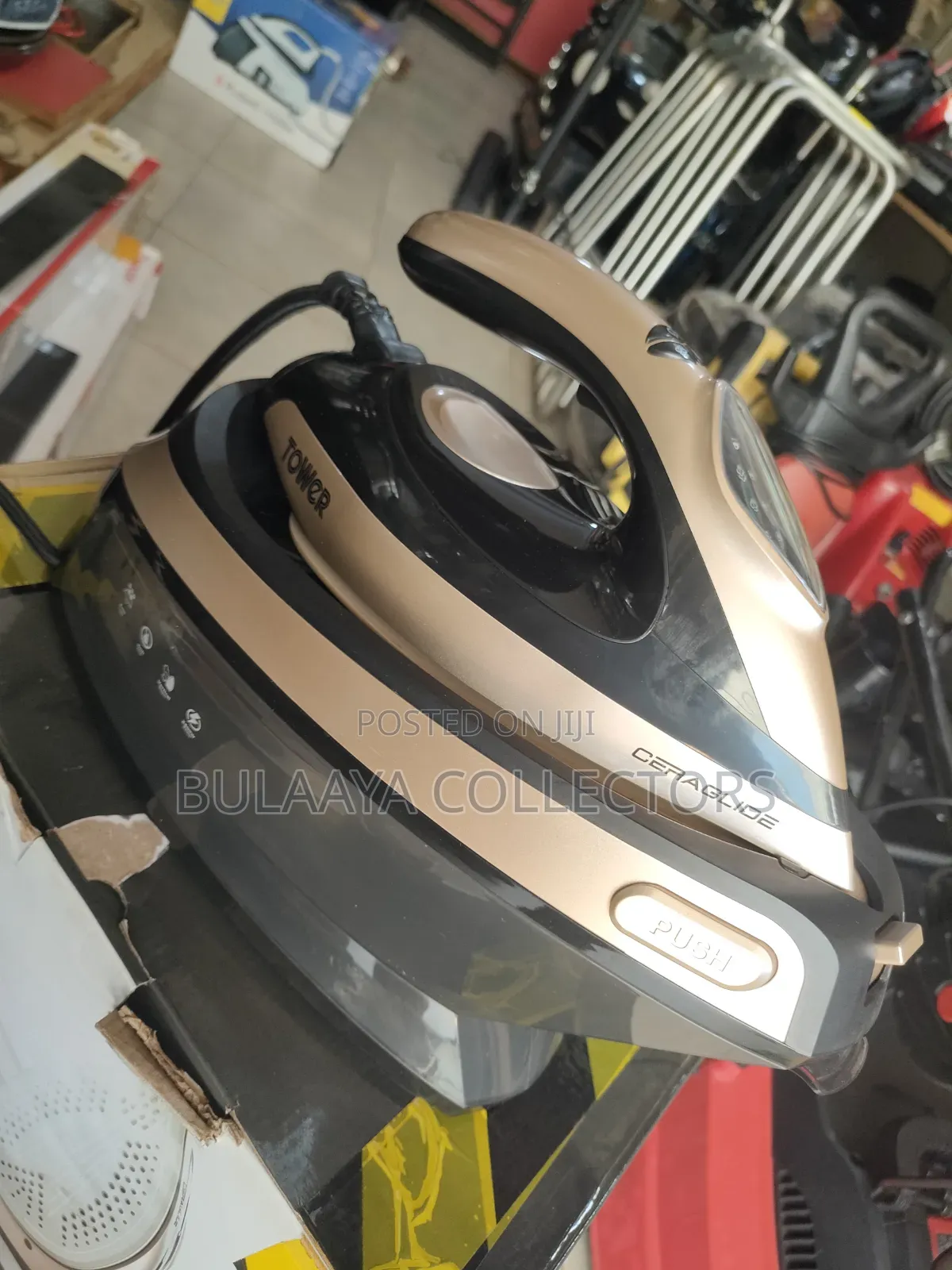 UK Used Tower T22024GLD Ceraglide Steam Generator Iron, 2400W.