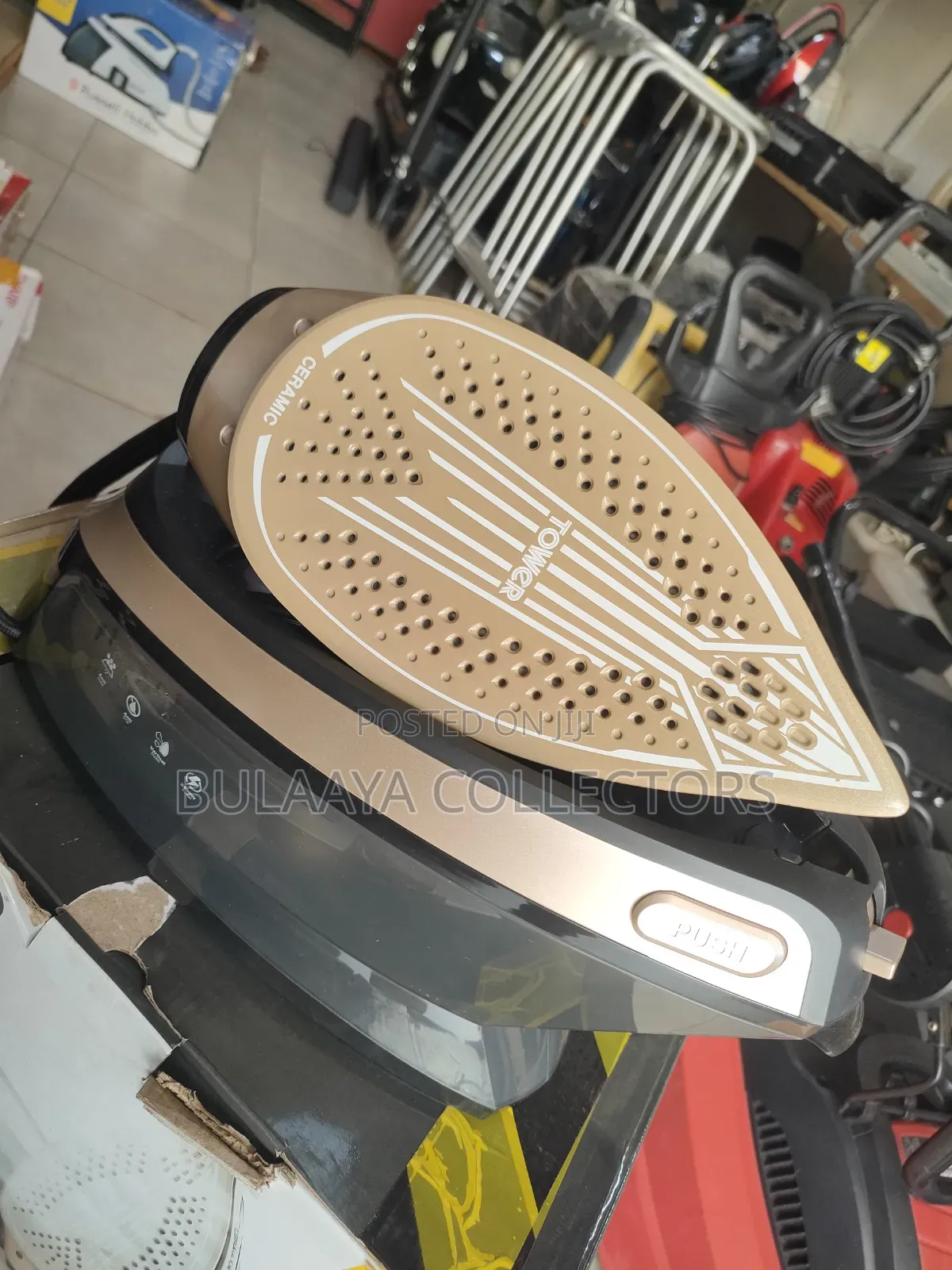 UK Used Tower T22024GLD Ceraglide Steam Generator Iron, 2400W.