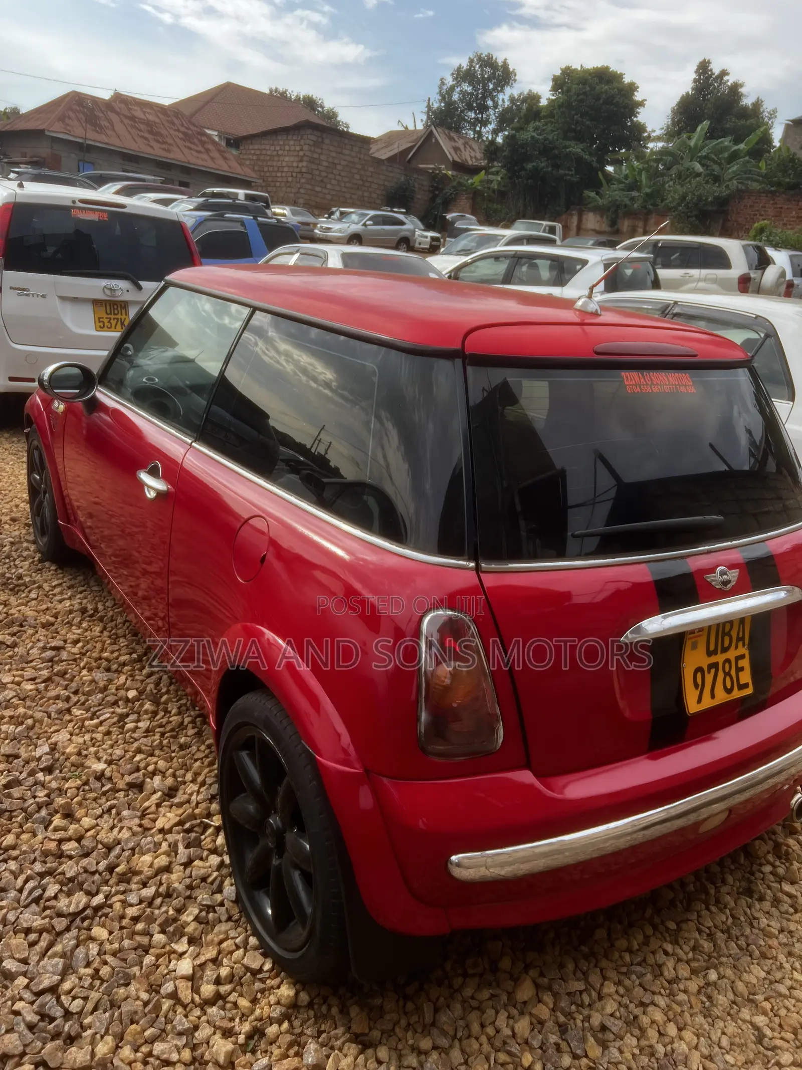 Mini Cooper Cabriolet 2004 Red