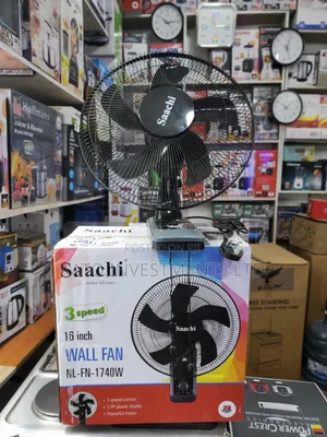 Original Silent Saachi Wall Fan - Swing Mode